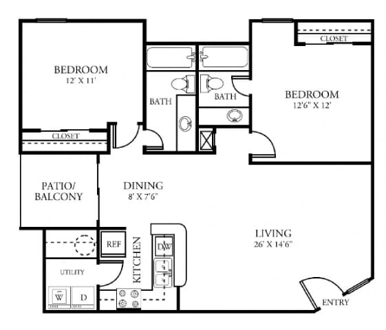 Floor Plan - 2B