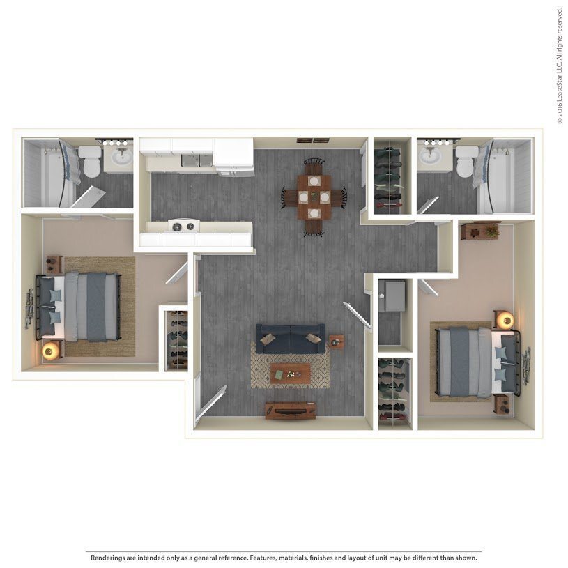 Floor Plan - 2x1 B Classic