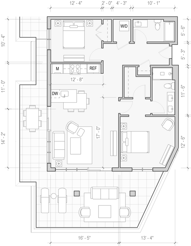 Floor Plan - Sentinel - Bluff at Boulder Commons