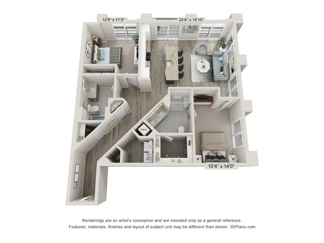 Floor Plan - The Archway E