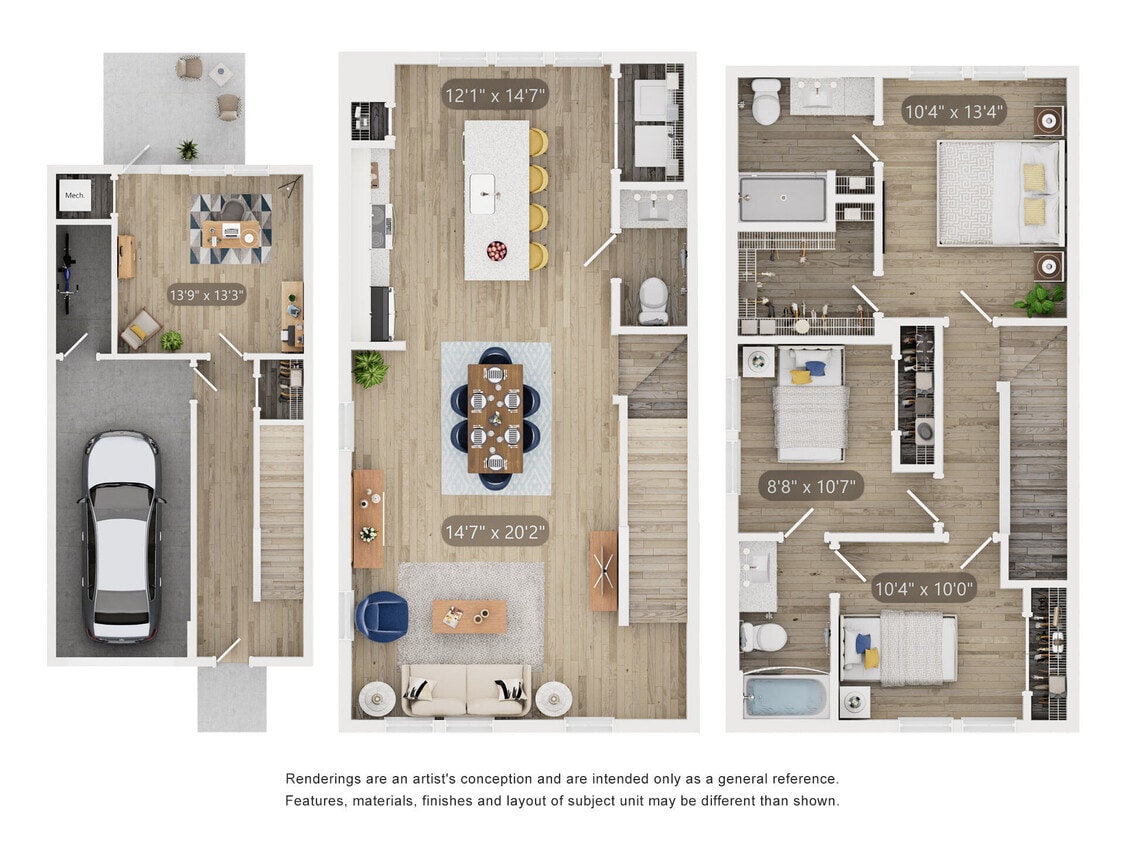 Floor Plan - Townhome THD