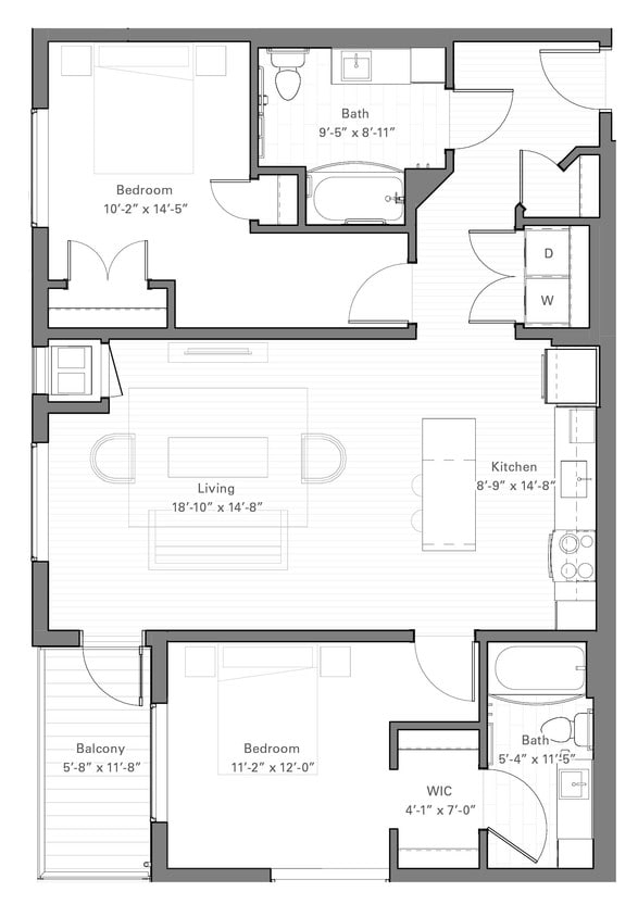 Lilidale A floor plan Irvine Exchange - Lilidale A