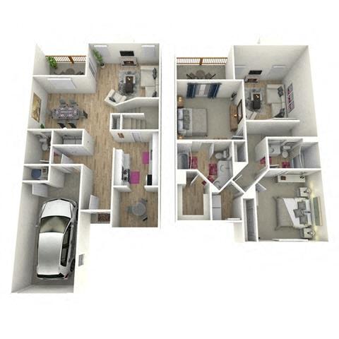 Floor Plan - AUTRY (TOWNHOME)