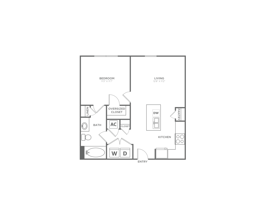 AvanaPkwyFP_A1_1b1b_692sf - A1 (626 SF)