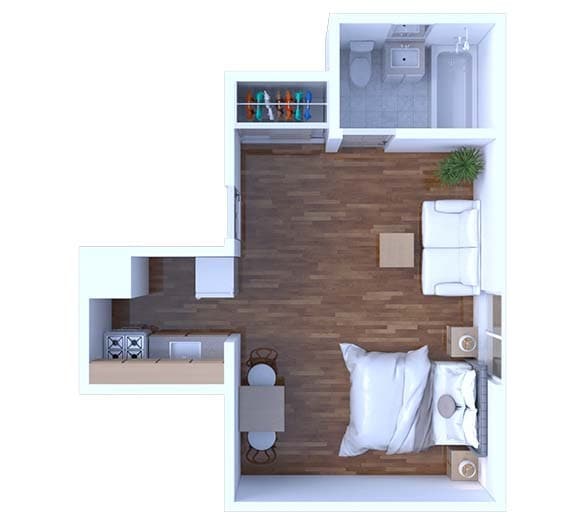 Floor Plan - Studio Floor Plan S6