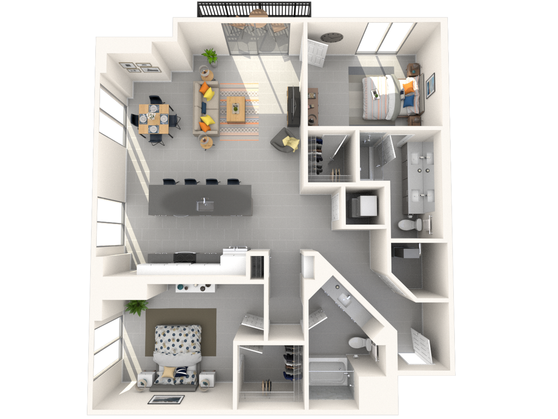 Floor Plan - BN3 - North Residence