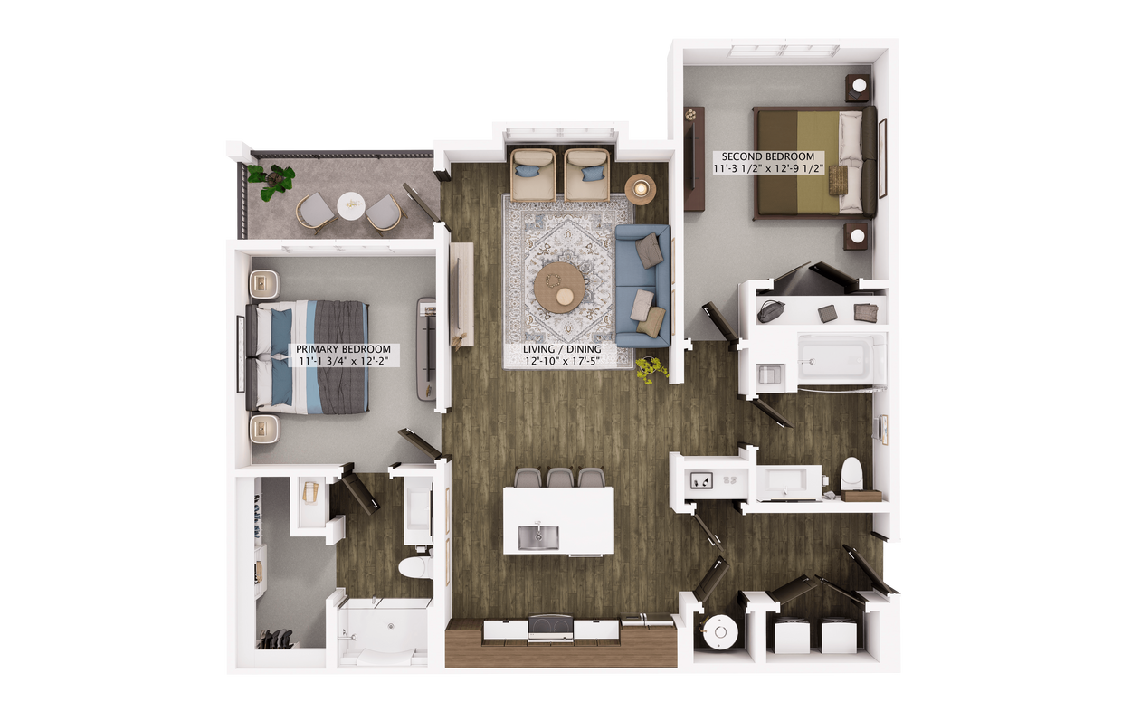 Floor Plan - Damen (B1A)