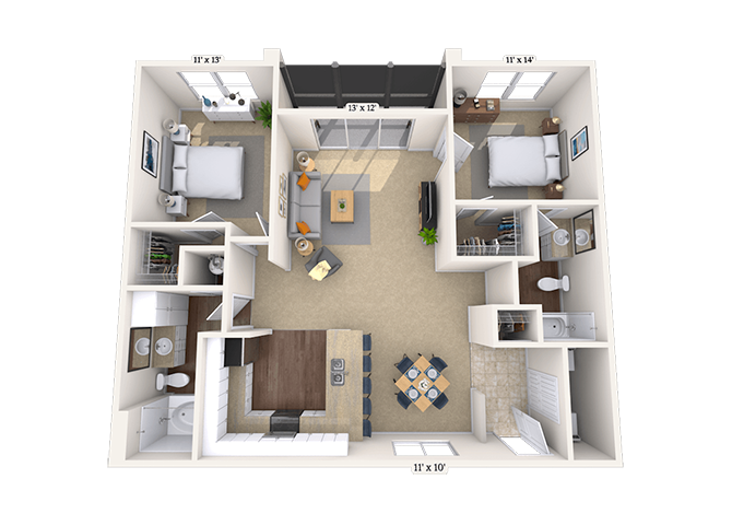 Floor Plan - Sanibel Light