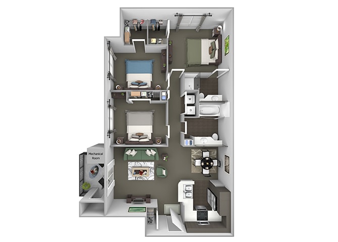 Floor Plan - C1 (Blue Oak)