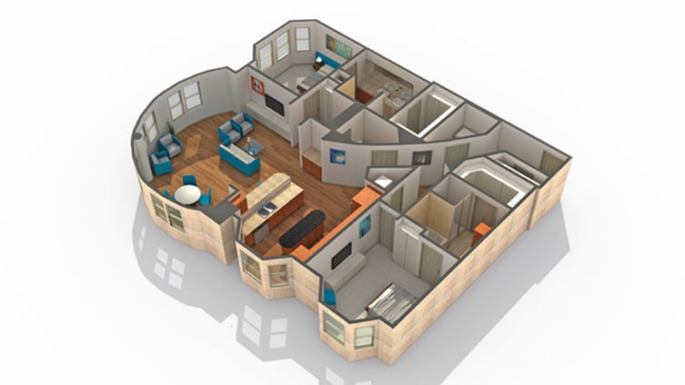 B11 - 2 BR x 2.5 BA - B