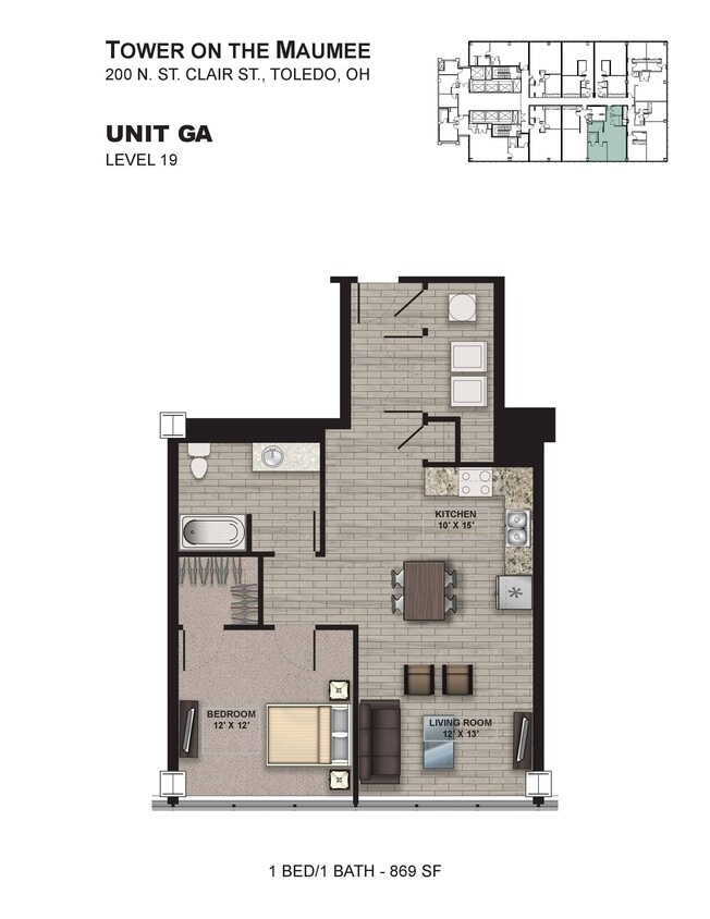 Floor Plan - Tower GA