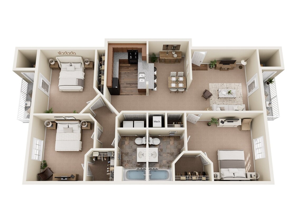 Floor Plan - 3x2