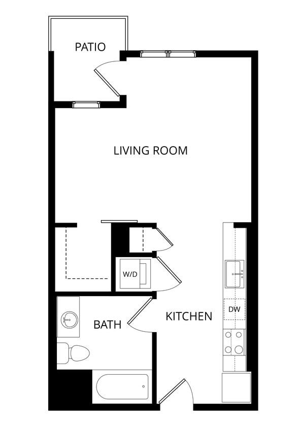 Floor Plan - Loyalty - Studio
