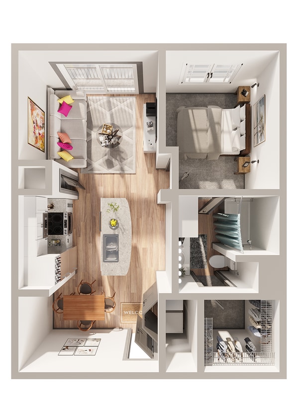 Legacy North - A1lC0 Floorplan - A1I