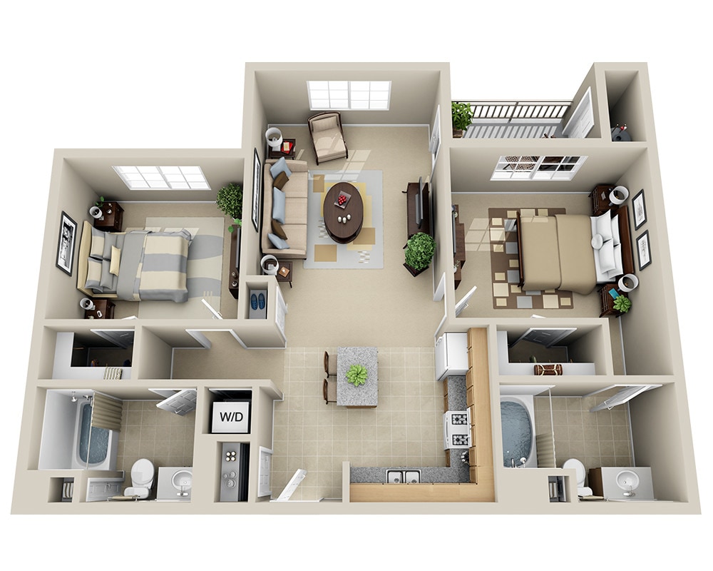 Floor Plan - Malibu (B2A)