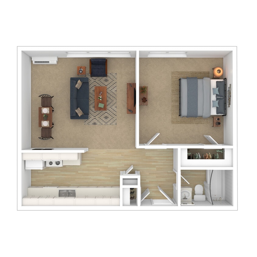 Floor Plan - 1x1 720