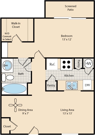 Floor Plan - The Gardenia