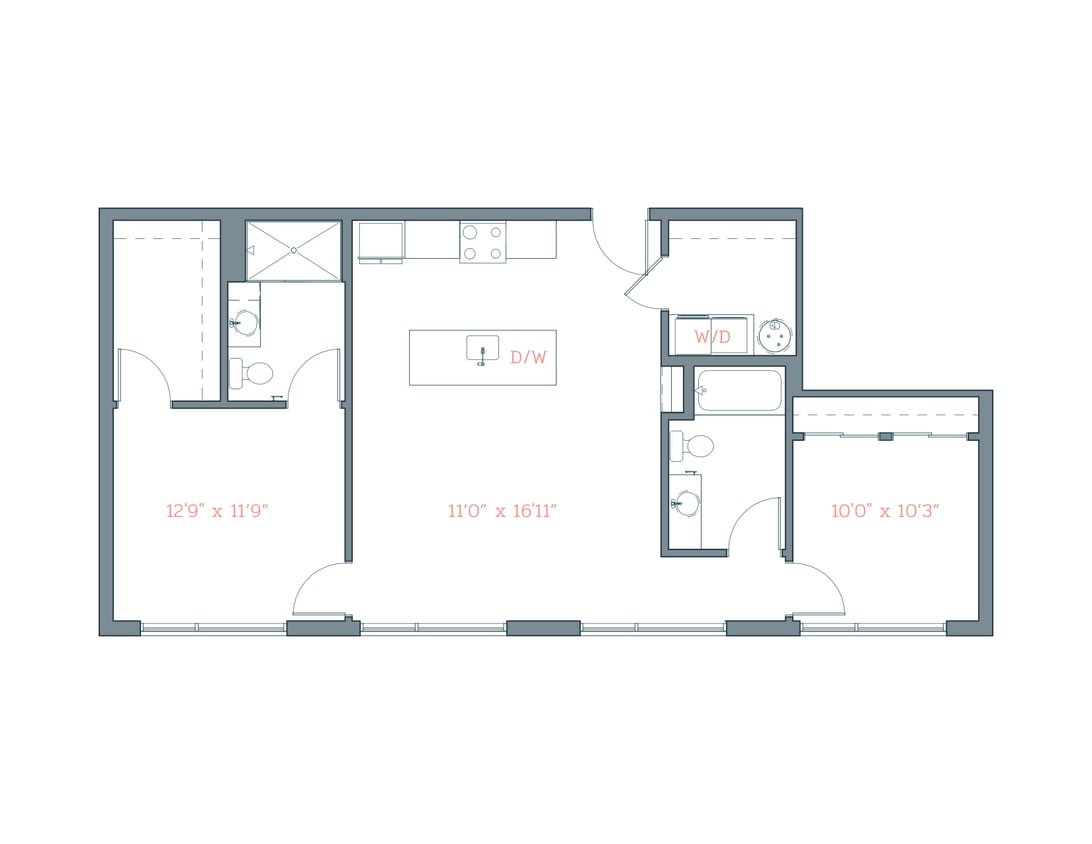 Floor Plan - The Platform_Unit B7