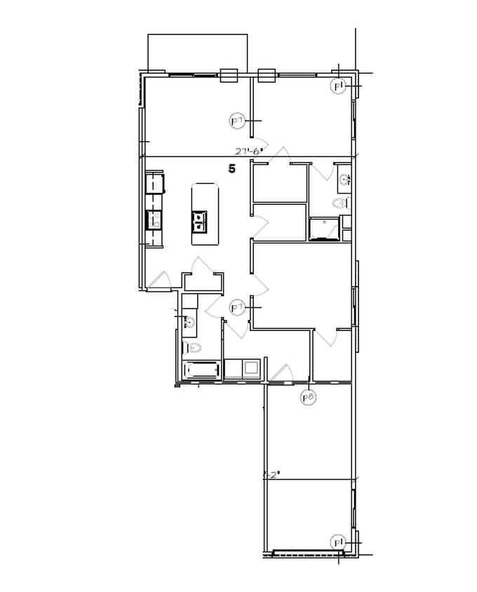 Floor Plan - ARV25 - 2 Bed 2 Bath 1st Floor 1 Stall Att Gar