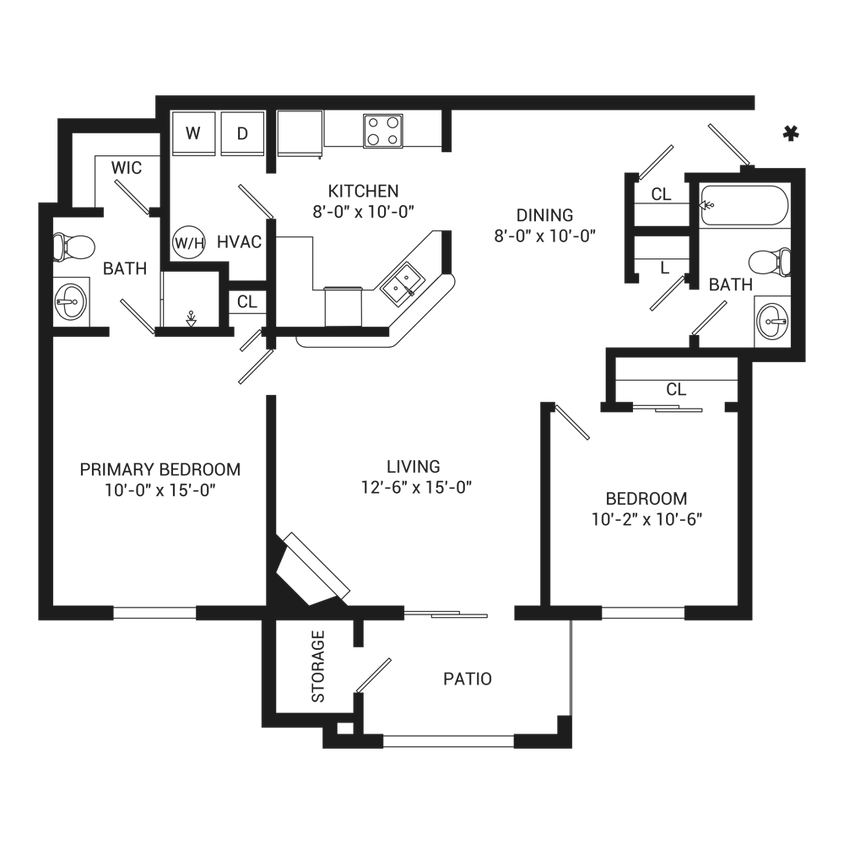Floor Plan - Creekside
