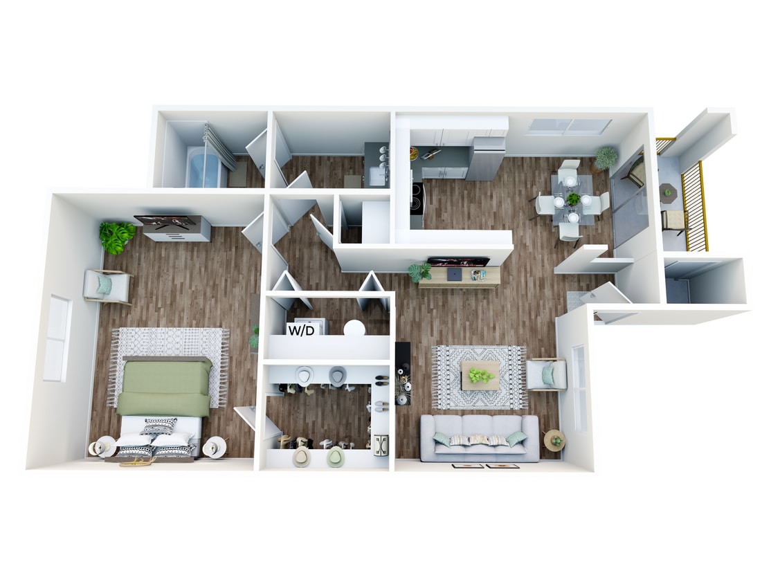 A1 - 1 Bed 1 Bath - 700 1 Bed 1 Bath - Renovation
