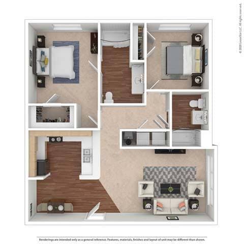Floor Plan - The Keswick