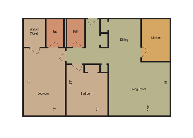 Floor Plan - CARROLLTON