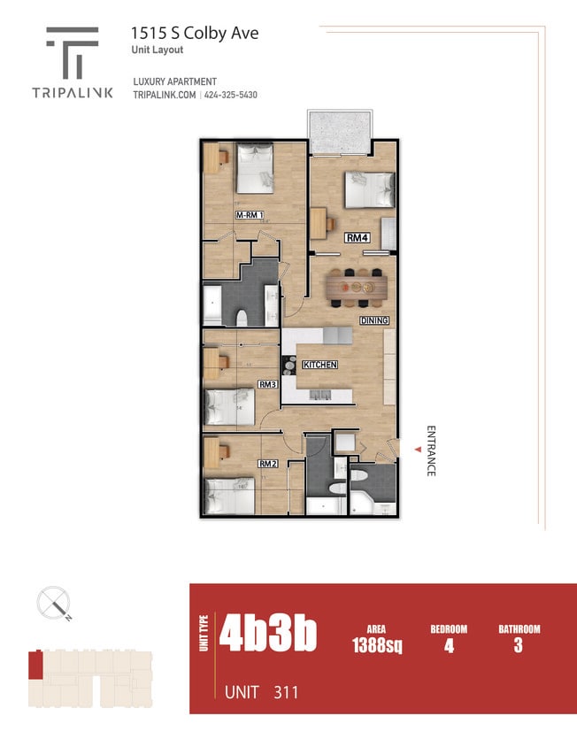 Floor Plan - Unit 311