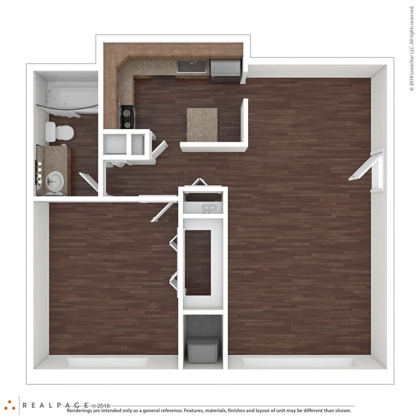 Floor Plan - 1B1BD4
