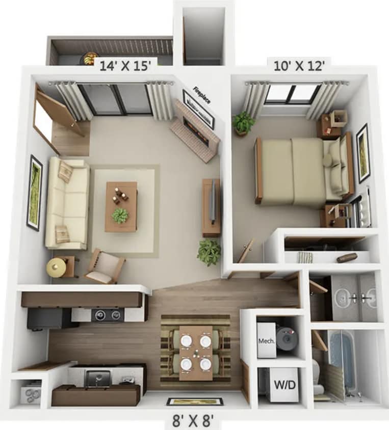 Floor Plan - Sage Renovated