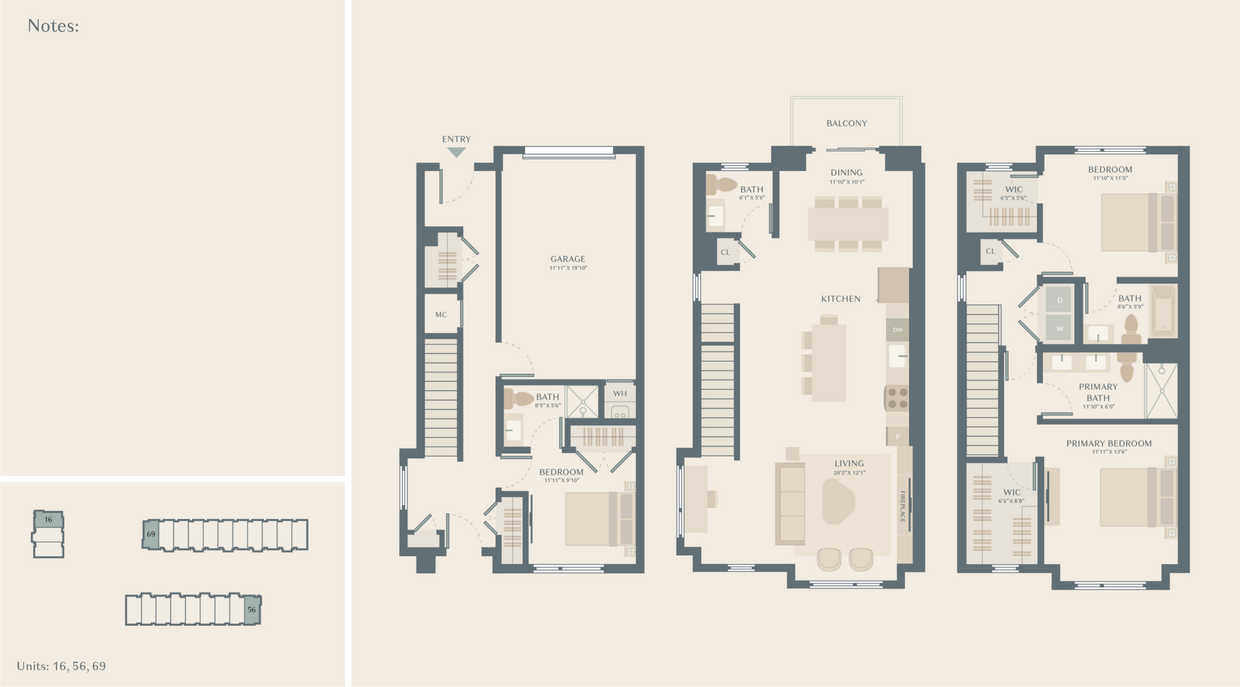 Floor Plan - Townhouse D