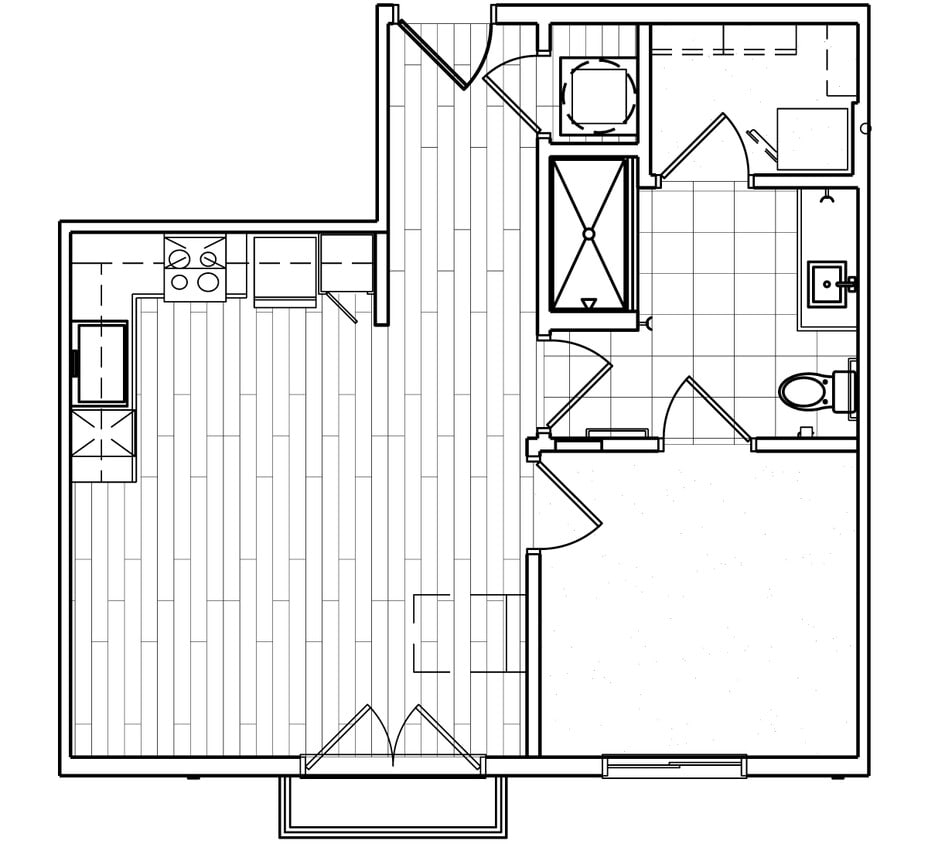 Floor Plan - 0x1 584 sqft