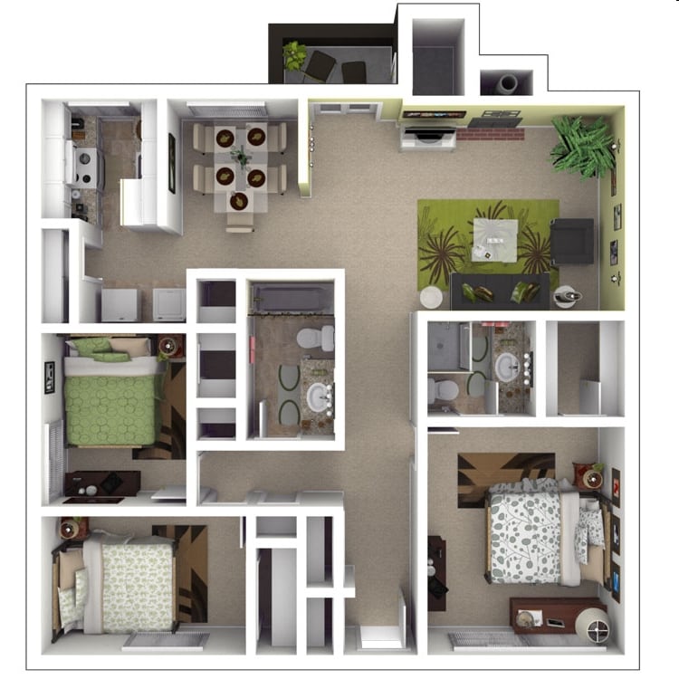 Residence 6 - 3x2 1444