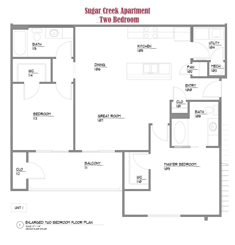 Floor Plan - The Greenway