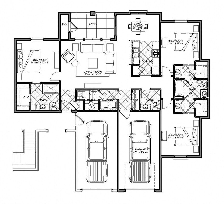 Floor Plan - Bellarosa w/ Attached Garage