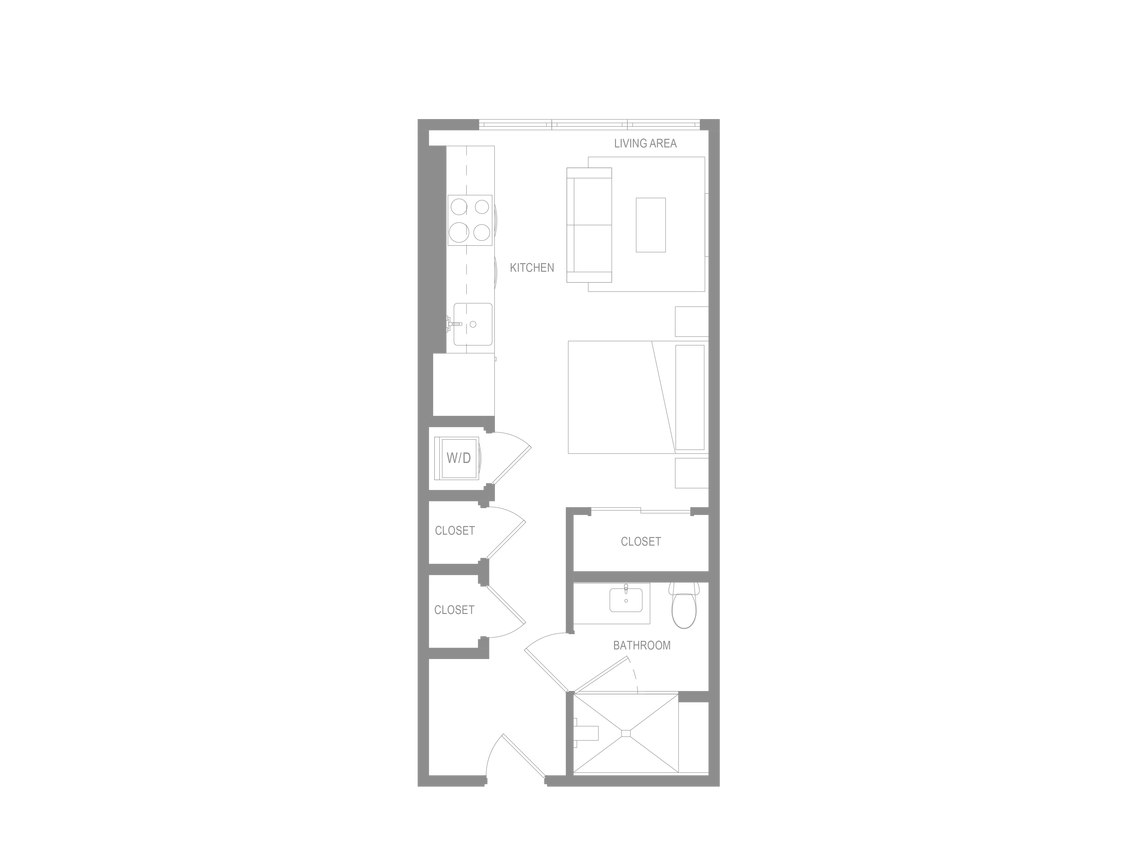 Floor Plan - Alta Studio B