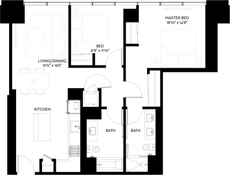 Floor Plan - 2-C