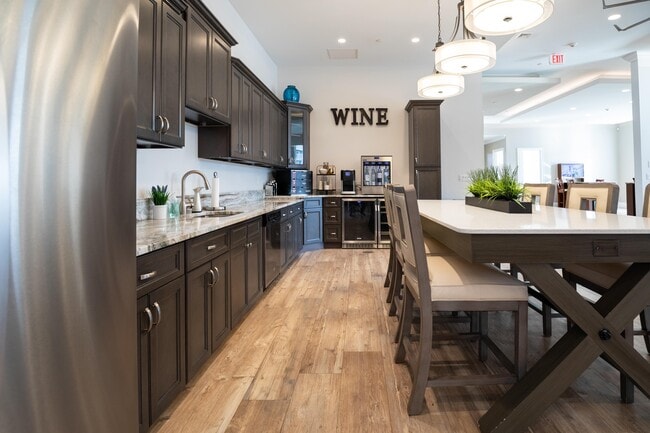 Leasing Clubhouse Kitchen - The Oasis at Plainville
