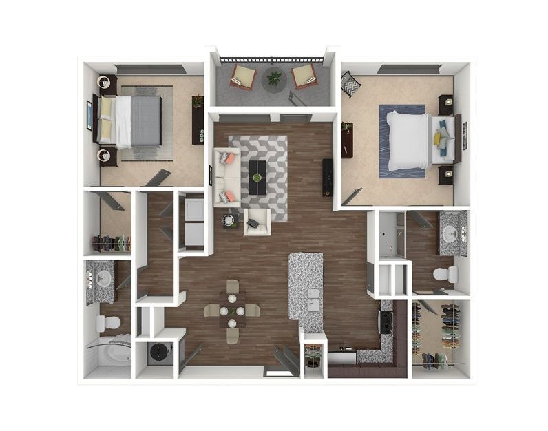 2 Bed/2 Bath - 2 Bed/2 Bath