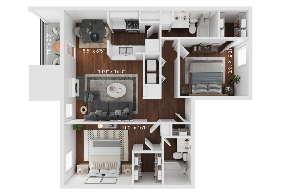 B2-2br2ba-1011sqft-Sunrise at Atascocita.png - B2 REEP Reno