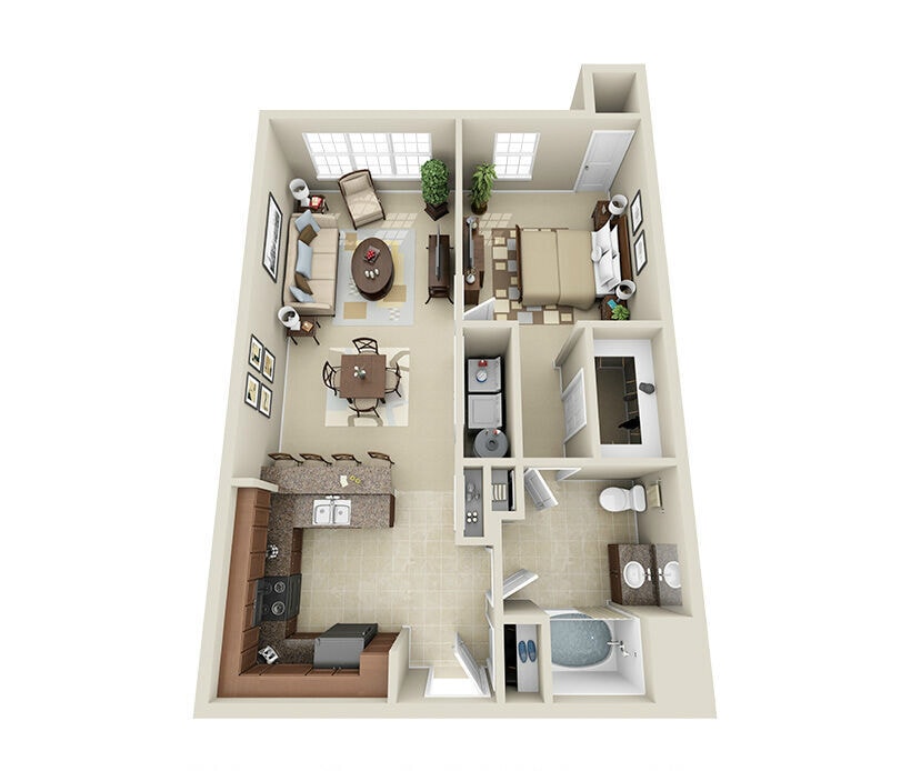 Floor Plan - 1X1a