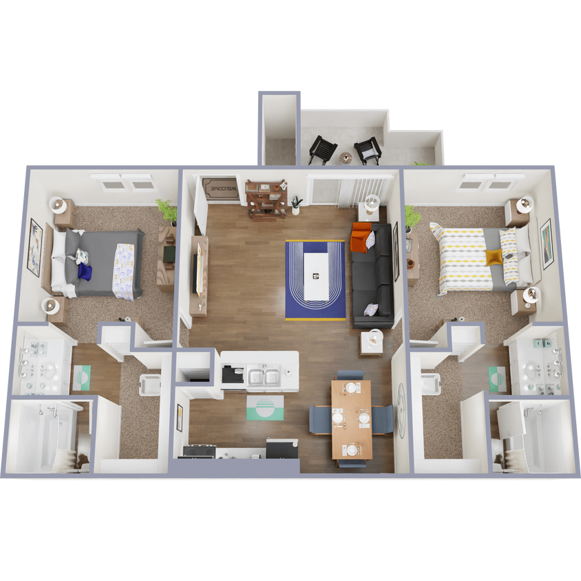 Floor Plan - The Julep-The Oak