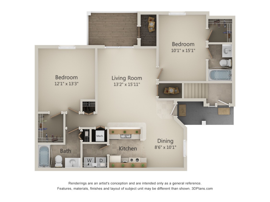 Floor Plan - 2E-Sunset Series