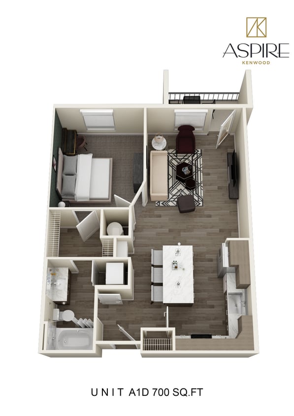 6683-AspireKenwood_Unit A1D_Floorplan.jpg - One Bedroom