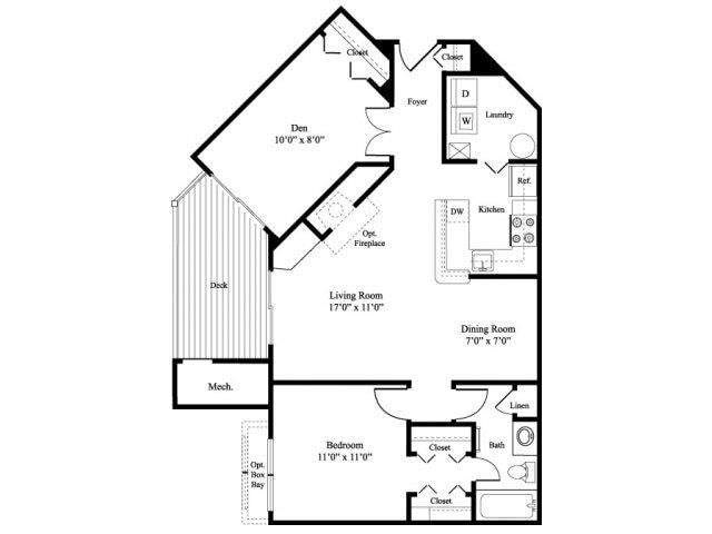 Floor Plan - A3 - The Hickory