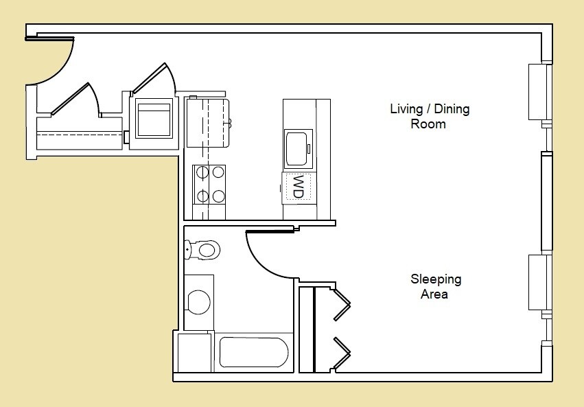 Floor Plan - Studio