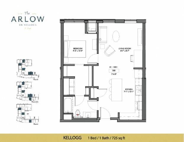 Floor Plan - Kellogg | Furnished 