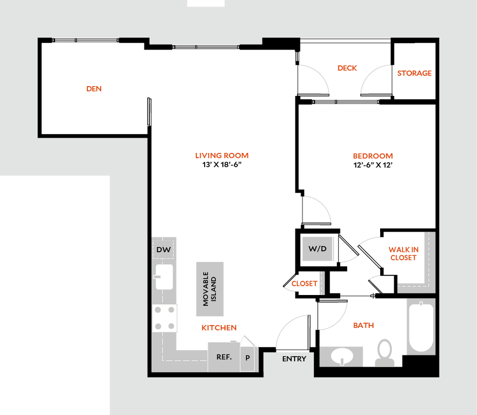 Floor Plan - Plan 1P