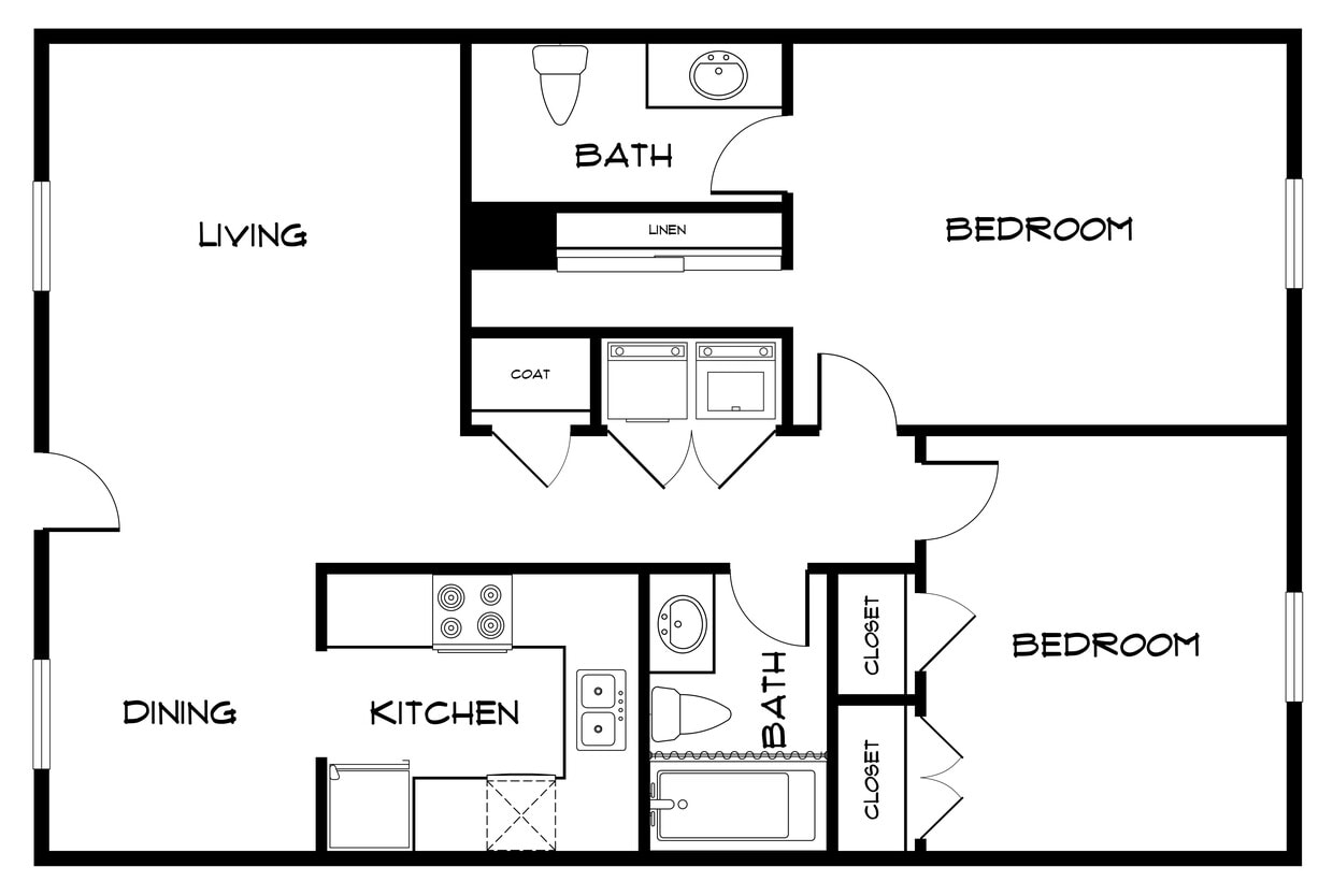 B1 - Two Bedroom