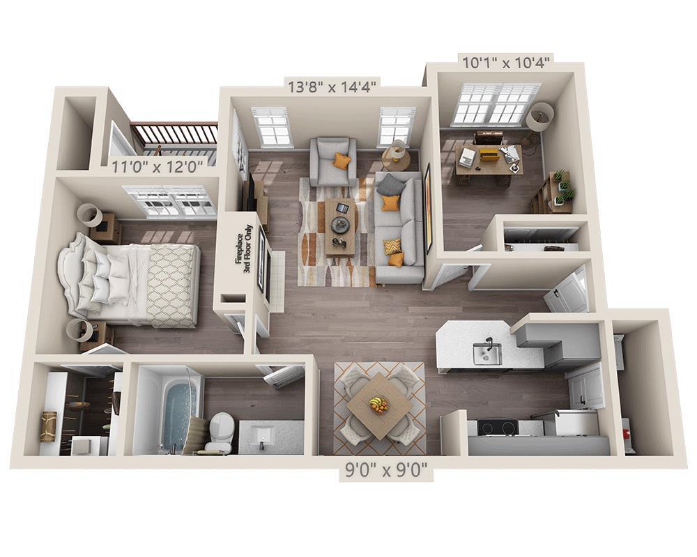 Floor Plan - Plan B1